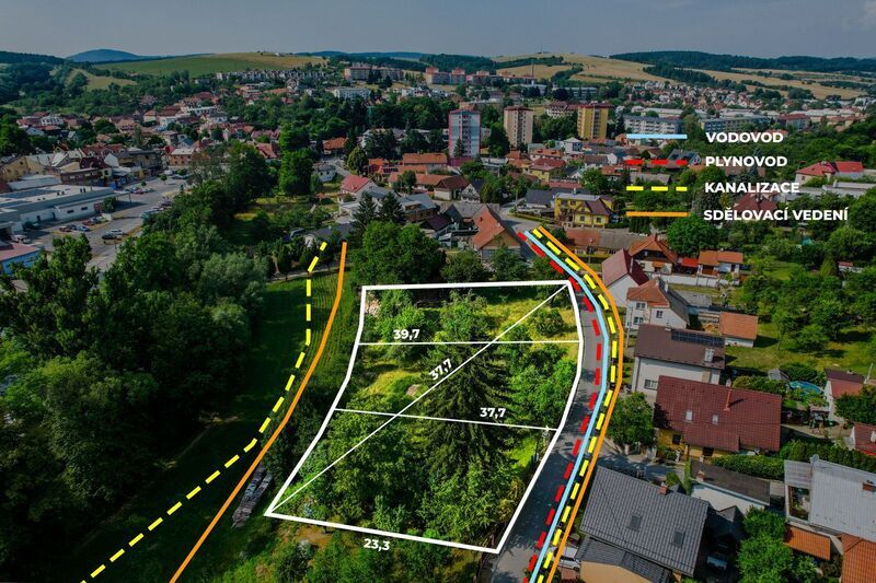 Stavební pozemek 2 790 m² | Valašské Klobouky | Výjimečný prostor pro rodinnou vilu i investici