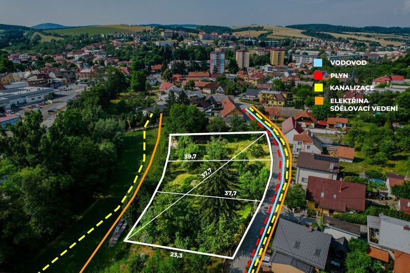Stavební pozemek 2 790 m² | Valašské Klobouky | Výjimečný prostor pro rodinnou vilu i investici