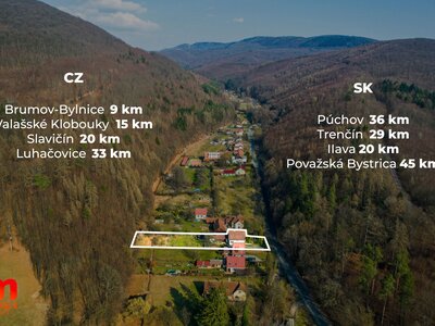 Rodinný dům 5+1 se zahradou v krásné přírodě Valašska – Sidonie u Brumova-Bylnice