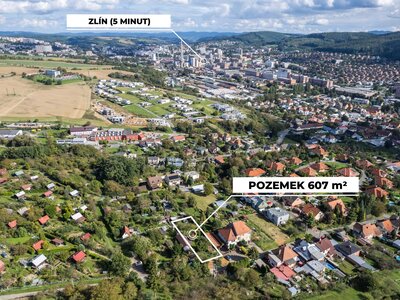 Stavební pozemek Vinohrady, Zlín-Prštné